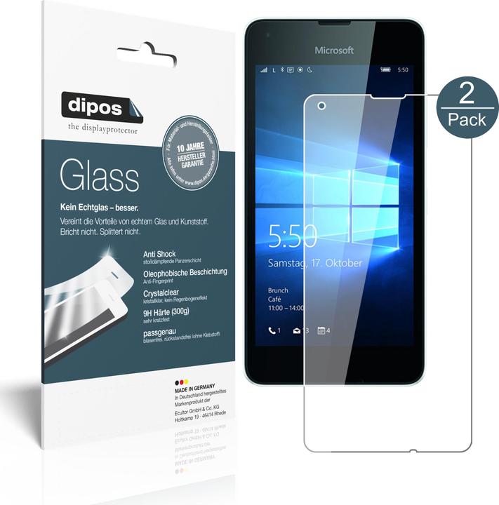 Produktbild Dipos Displayschutz Anti-Shock (1 Stück, Microsoft Lumia 550)