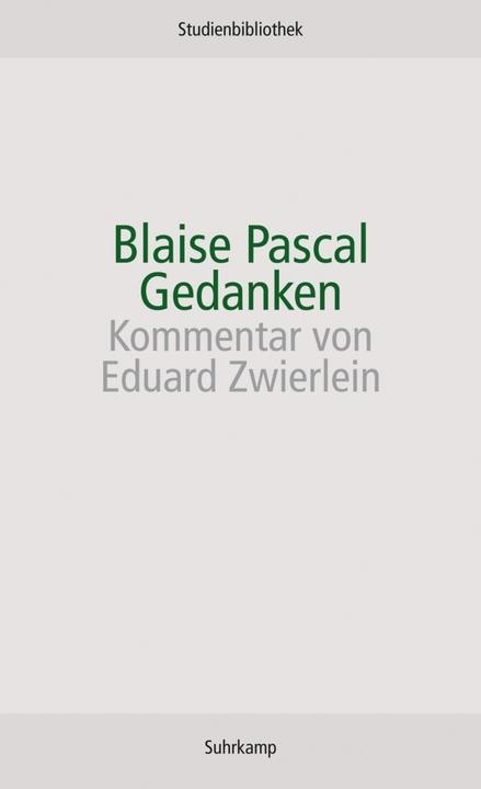 Produktbild Gedanken (Deutsch, Blaise Pascal, 2012)