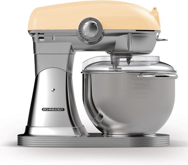 Image du produit Schneider Retro Keukenrobot Crème Scfp57 (1300 W, 5.70 l)