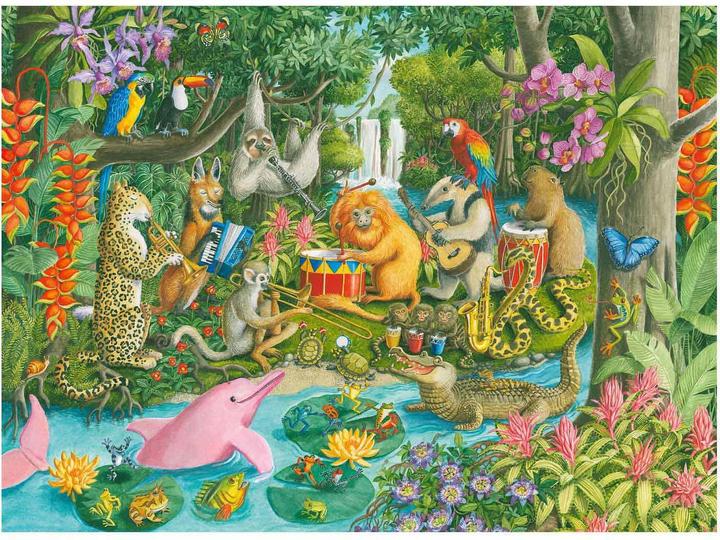 Immagine prodotto Ravensburger Puzzle L'orchestra della giungla, 100 pezzi XXL (100 pezzi)