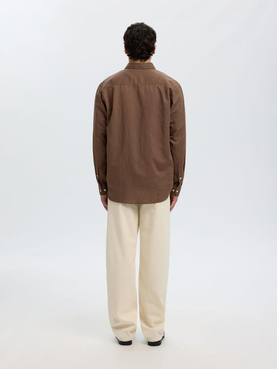 Immagine prodotto Selected Regular Fit Bluse aus Leinengemisch (L)