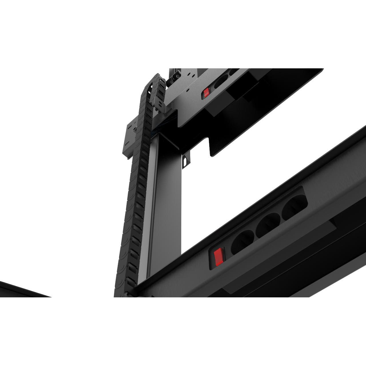 Thumbnail - Vivolink Motorised TV/LFD wall mount (100", 160 kg), TV Wandhalterung, Schwarz