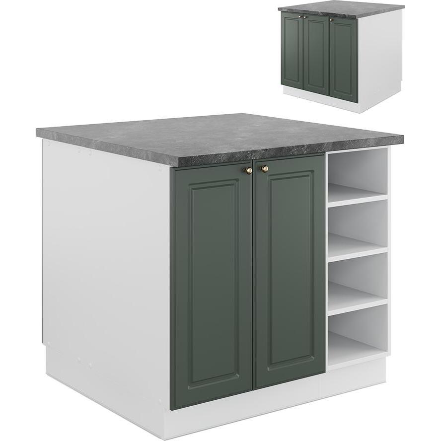 Vicco, Regal, Kücheninsel Fame-Line (90 x 82 x 90 cm)