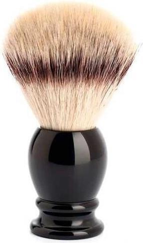 Mühle Rasierpinsel, Silvertip Fibre®, HANDARBEIT, X-large, Griff aus Edelharz, schwarz (Rasierpinsel)