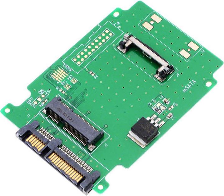 Image du produit Delock Convertisseur SATA 22 broches vers mSATA