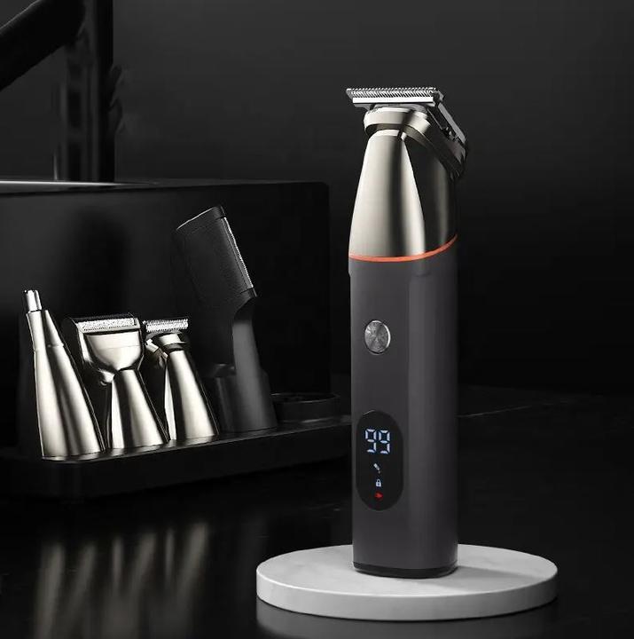 Immagine prodotto PhoneLook Elektronischer 5 in 1 Rasierapparat magnetisch für Haar, Trimming und Body inkl Standfuss