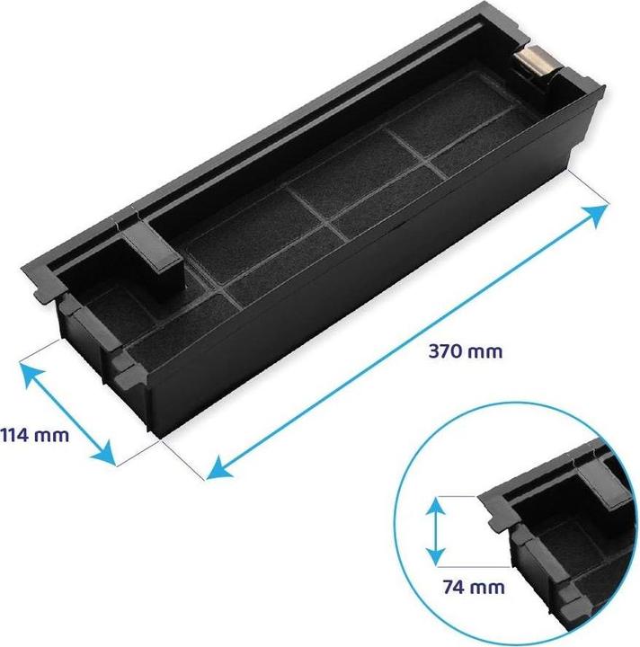 Produktbild WPRO Aktivkohlefilter AMC100 / 484000008973