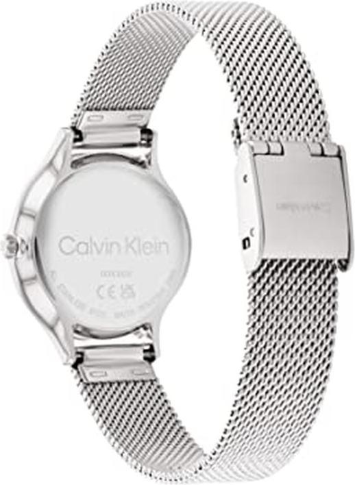 Produktbild Calvin Klein Womens Analogue Quartz Watch with Stainless Steel Strap 25200058 band ring (Analoguhr, 28 mm)