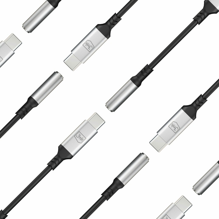 Actual product image 3MK USB C - 3.5mm jack (USB 3.2 Gen 1)