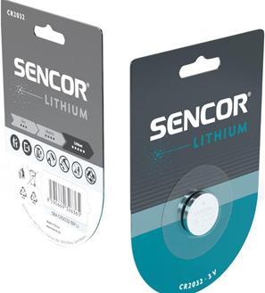 Produktbild Sencor Einmal Lithium Batterie CR2032, 1-pack (1 Stk., CR2032)