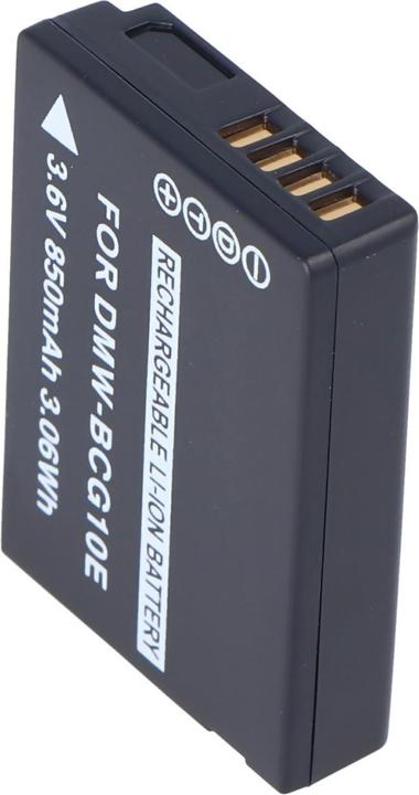 Image du produit Panasonic Batterie DMC-TZ6 Batterie DMW-BCG10GK, BP-DC7-E, DMW-BCG10, DMW-BCG10PP, DMW-BCG10E (Batterie de l'appareil photo)