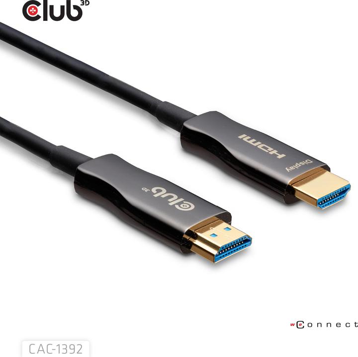 Actual product image Club 3D Club3D HDMI-Kabel A -> A 2.1 aktiv opt. 8K60Hz UHD 30 Meter retail (30 m)
