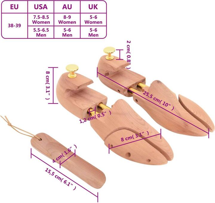 Actual product image vidaXL Parinor (42, 42.5, 43, 42 2/3, 2 x)