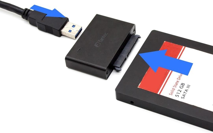 Produktbild Fantec USB zu SATA adapter