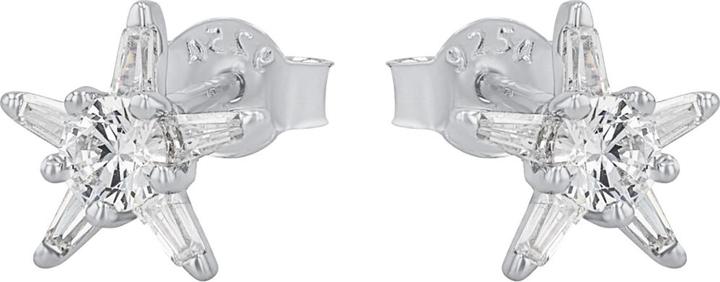 Image du produit Amor Boucles d'oreilles pour femmes, argent 925 Sterling, zircon synth. | étoile (Argent 925)