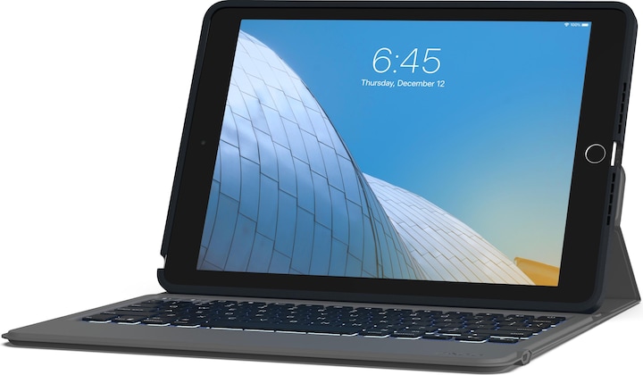 Actual product image Zagg Keyboard-Rugged Messenger-Apple-iPad 10.2-KB-Charcoal-Nordic, Apple, iPad, Black, 25.9 cm (10.2 (iPad)