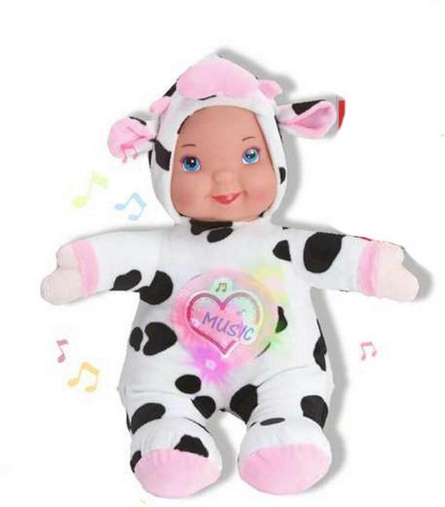 Image du produit Reig Poupée bébé Vache musicale 35 cm