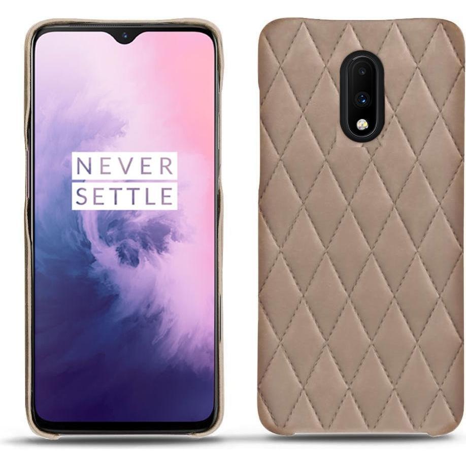 Thumbnail - Noreve Lederschutzhülle (OnePlus 7), Smartphone Hülle, Beige