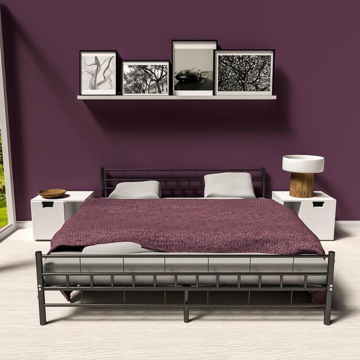 Actual product image tectake Metal bed (200 x 180 cm)