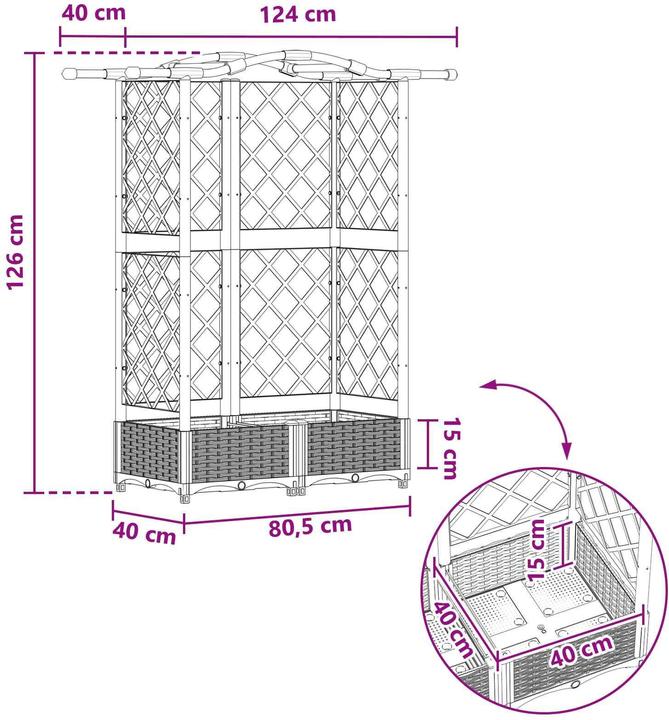 Immagine prodotto vidaXL Hochbeet