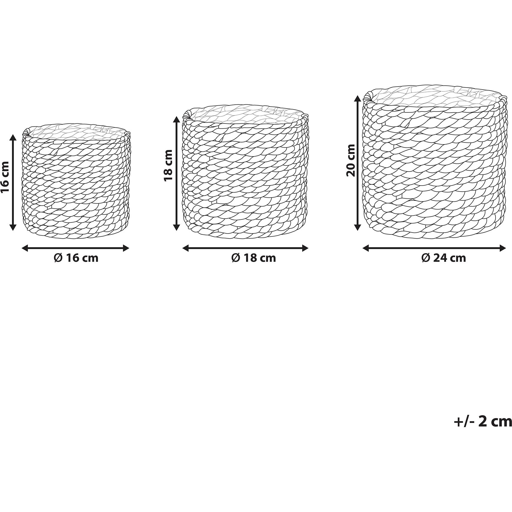 Thumbnail - Beliani, Blumentopf, Ronquil (24 cm)