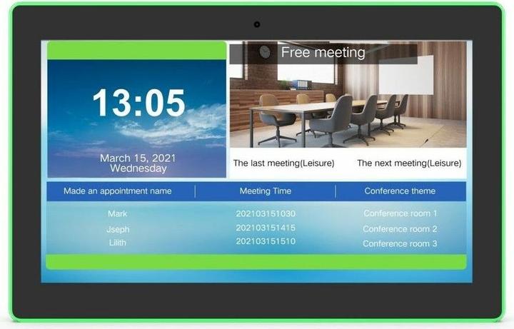 Image du produit Allnet Salle de réunion RGB LED Tablet 15 pouces RK3399 Android 10 et NFC/RFID noir (15", 16 Go, Noir)