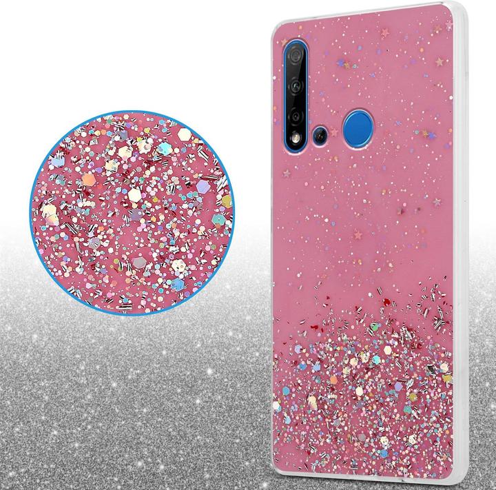 Actual product image Cadorabo TPU cover sparkling glitter (Huawei Nova 5i, Huawei P20 Lite (2019))