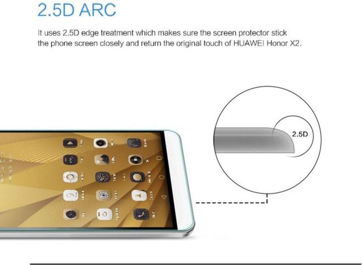 Produktbild Lobwerk Schutzglas Folie für Huawei MidiaPad X1 X2 7.0 Zoll Tablet Display Schutz 9H Schutzglas (1 Stück, MediaPad X2, MediaPad X1)