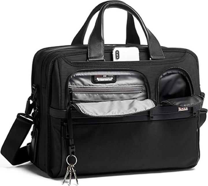 Actual product image Tumi Alpha 3 Expandable Organizer Laptop Brief