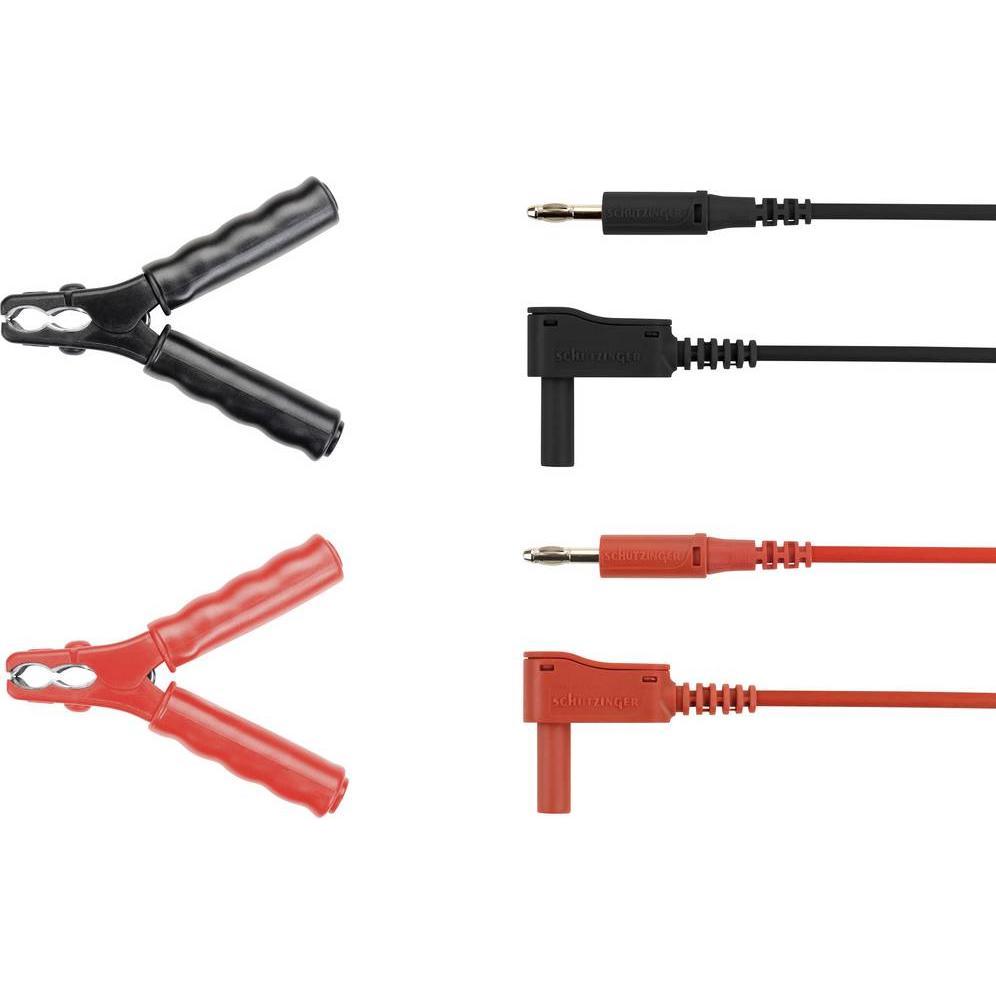 Schutzinger, Messleitung, Schützinger DI SET 7629 / PZL Messleitung (Stecker 4 mm - ) 1 St.