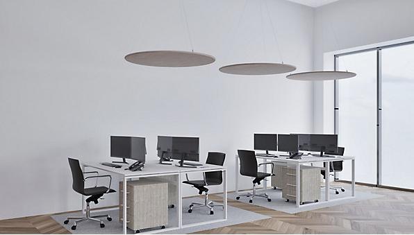 Produktbild eurokraft basic Akustik-Deckenplatte (120 x 120 cm)