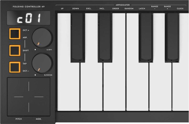 Produktbild Blackstar CARRY ON Folding Controller 49 TOUCH, Black (Keyboard)