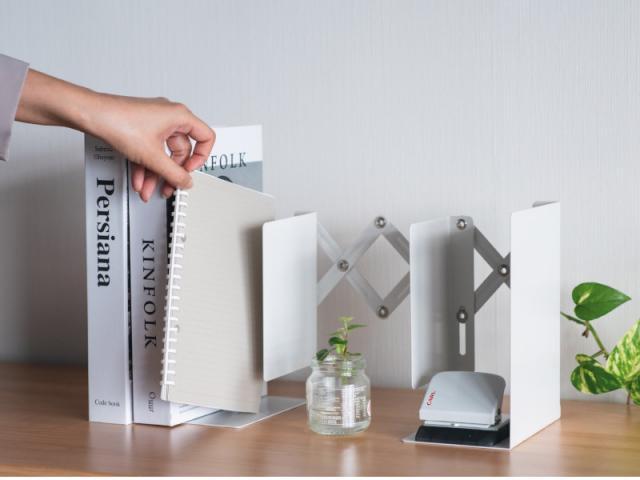 Actual product image Carl Bookend Telescope white