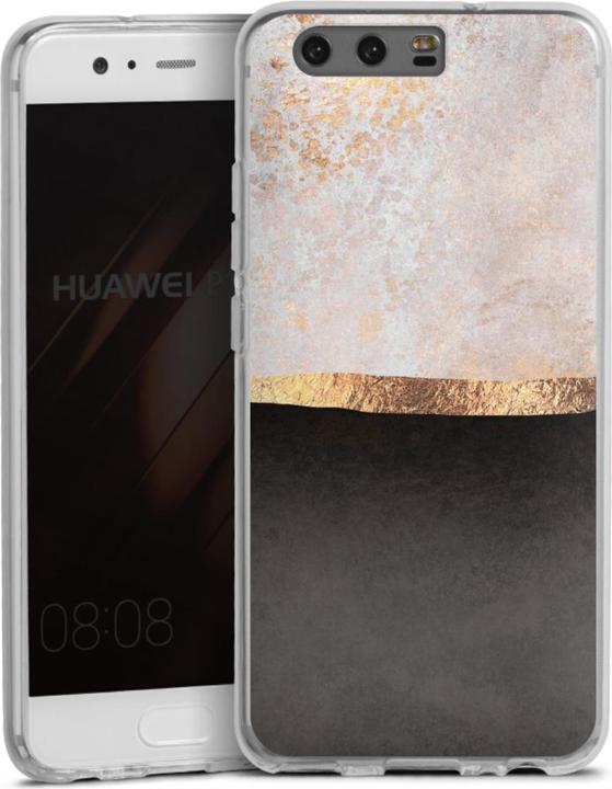 Produktbild DeinDesign Silikon Hülle für Huawei P10 Handyhülle Case Smartphone Schutzhülle Trends Abstrakt Black & White (Huawei P10)