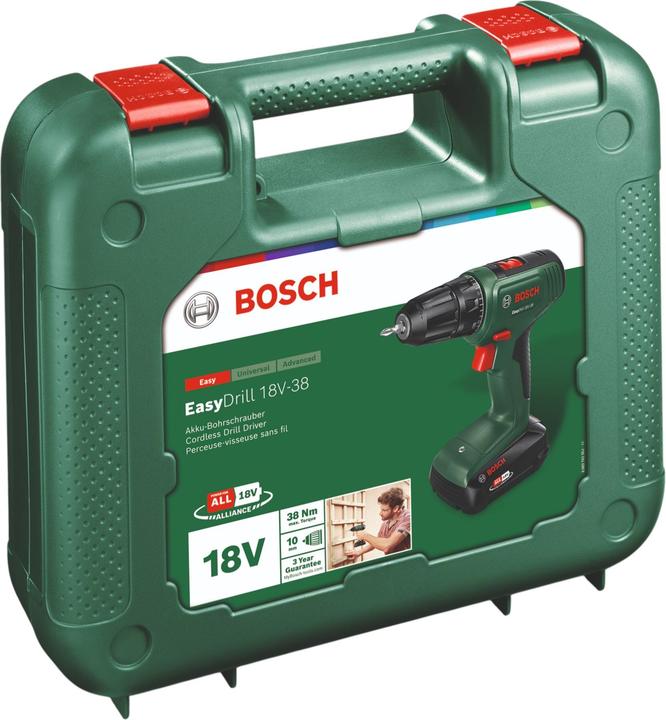 Actual product image Bosch Home & Garden EasyDrill 18V-38 Set
