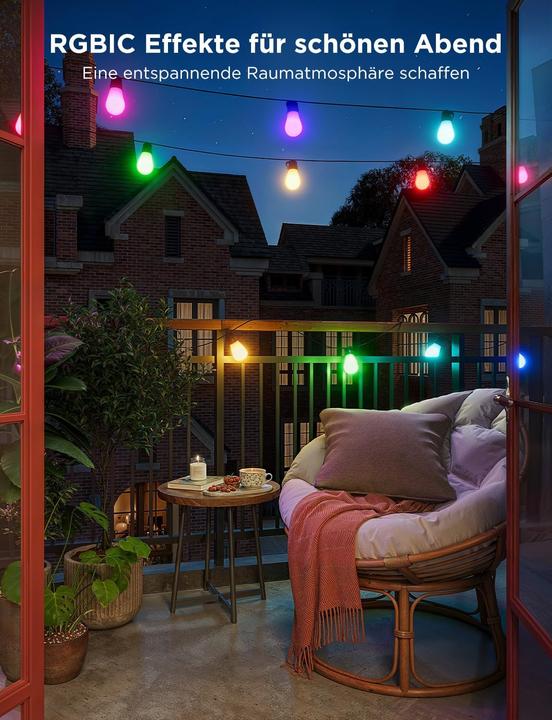 Image du produit Govee Guirlande lumineuse LED Smart RGBICW (15 m)