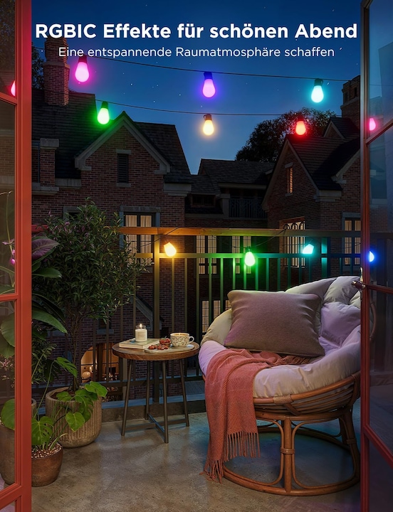Image du produit Govee Guirlande lumineuse LED Smart RGBICW (15 m)