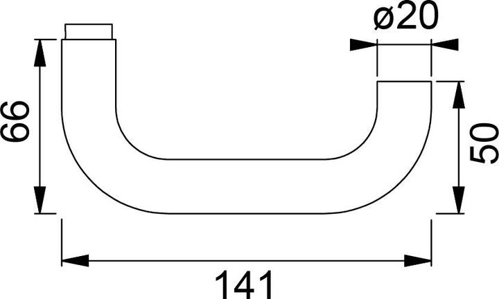 Actual product image Hoppe Lever handle E138Z Paris (Door handle)