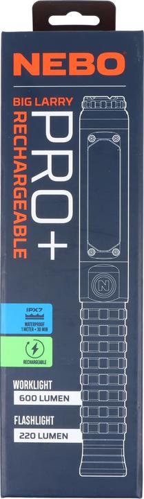 Actual product image Nebo BIG LARRY PRO+ LED-Arbeitslampe (600 lm)