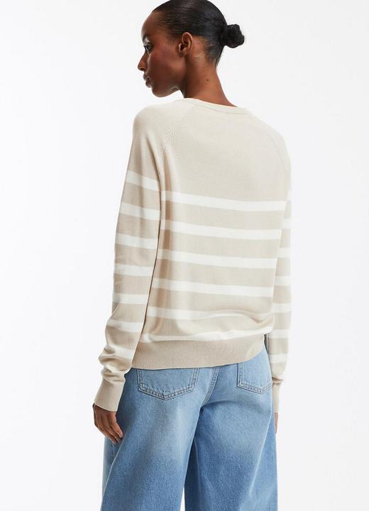 Produktbild La Redoute Collections Gestreifter Basic-Pullover (XL)