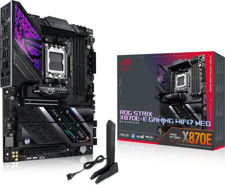 Image du produit ASUS ROG STRIX X870E-E GAMING NEO Motherboard (AM5, AMD X870E, ATX)
