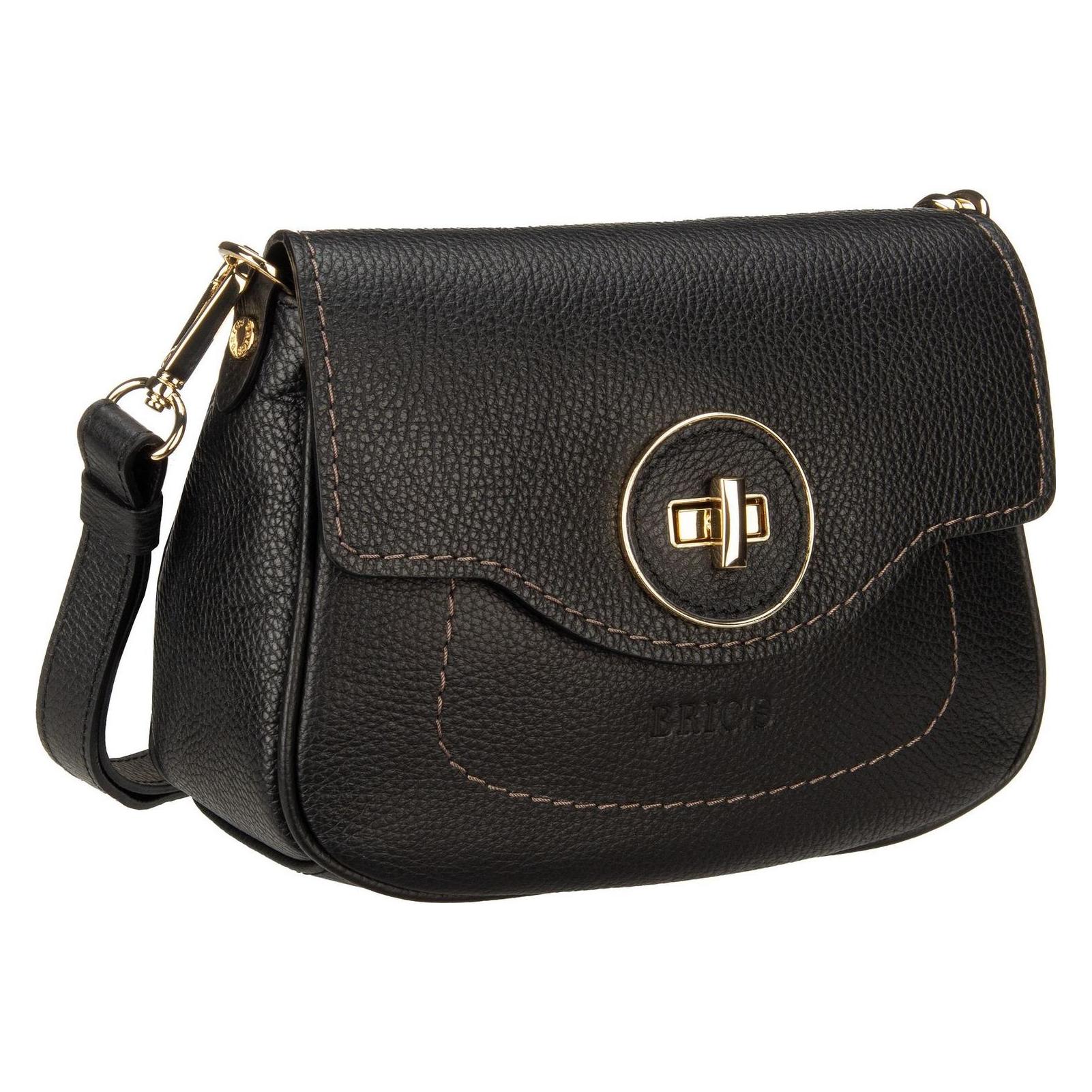 Brics, Damen, Handtasche, Bric's Saddle Bag Gondola Gardenia, Schwarz