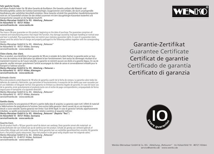 Actual product image Wenko Folding step (Folding step, Stepladder, Stile, 106.60 cm)