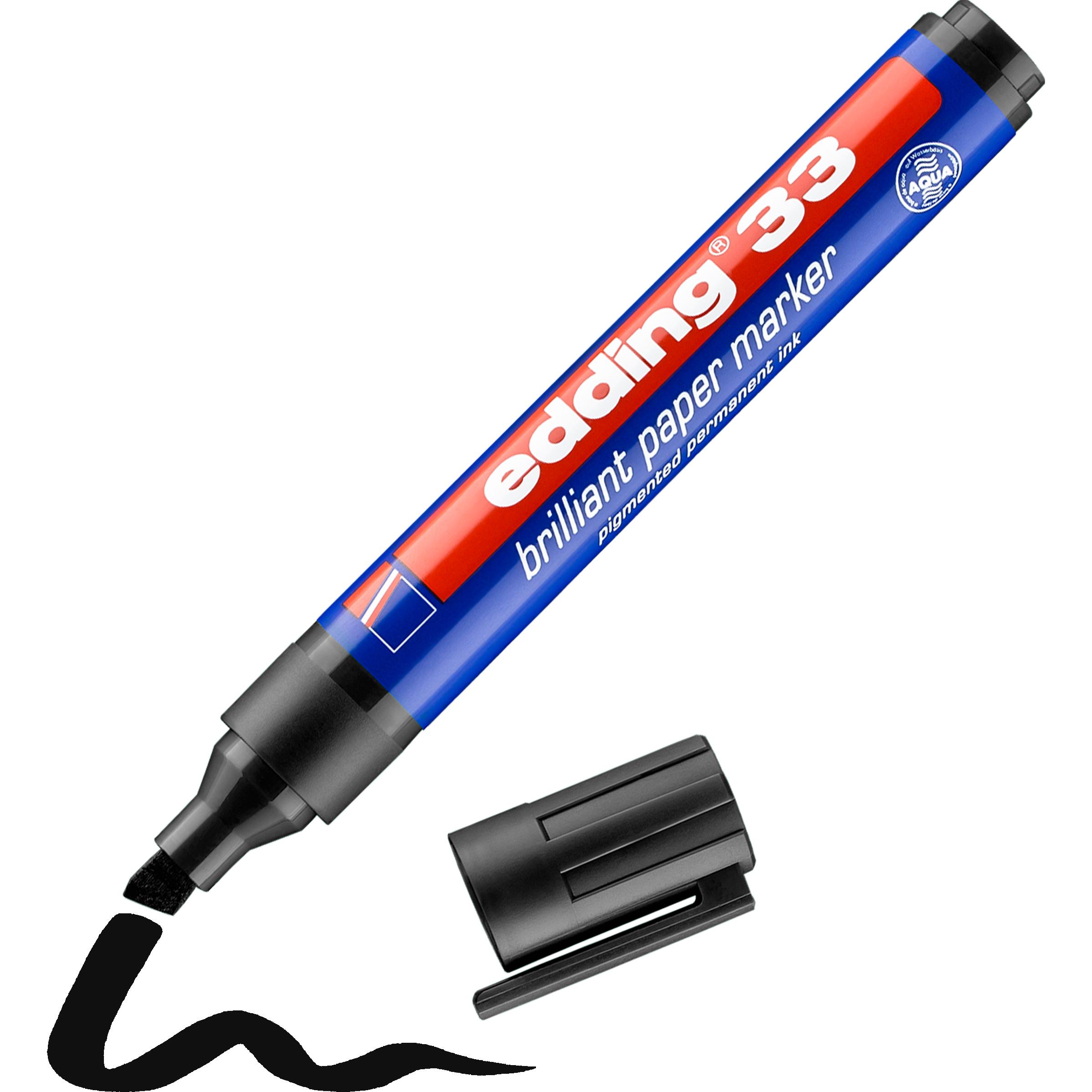 Thumbnail - Edding, Marker, Permanent Marker 33 (Schwarz, 1 mm, 1 x)