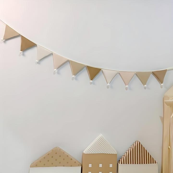 Produktbild Milkii Wimpelkette/ Wimpelgirlande Velour (12 Stück)