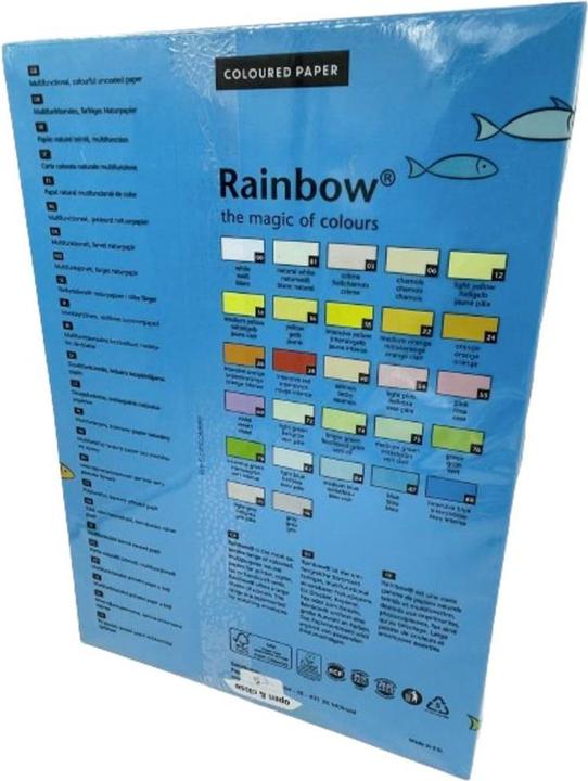 Image du produit Rainbow Papier multifonctions Color DIN A3 80g/m² bleu intense 500 fls/paquet (80 g/m², 500 x, A3)