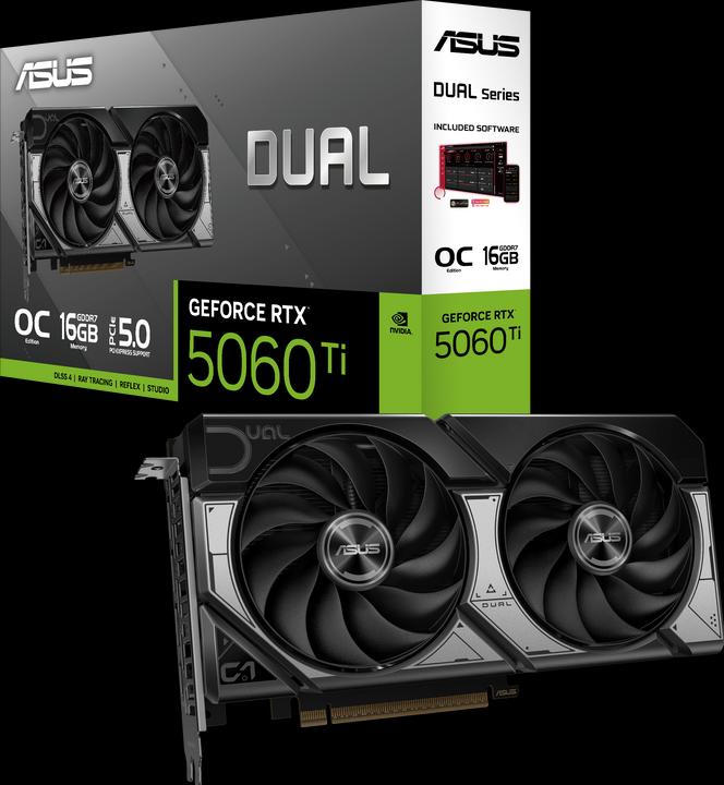 Produktbild ASUS Dual GeForce RTX 5060 Ti OC (16 GB)