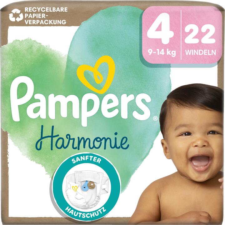 Image du produit Pampers Harmonie (Taille 4, Pack, 22 pcs)