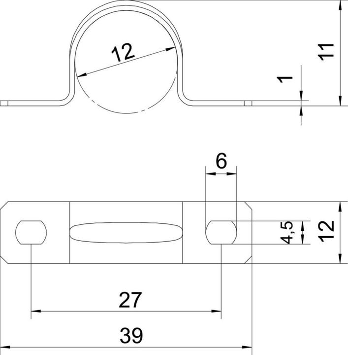 Actual product image OBO Bettermann Mounting clamp