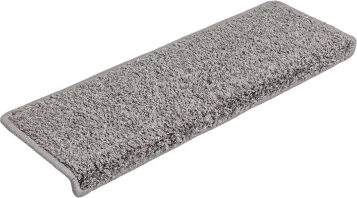 Actual product image vidaXL Step mats 20 pieces 65x21x4 cm Grey (65 x 21 x 4 cm)